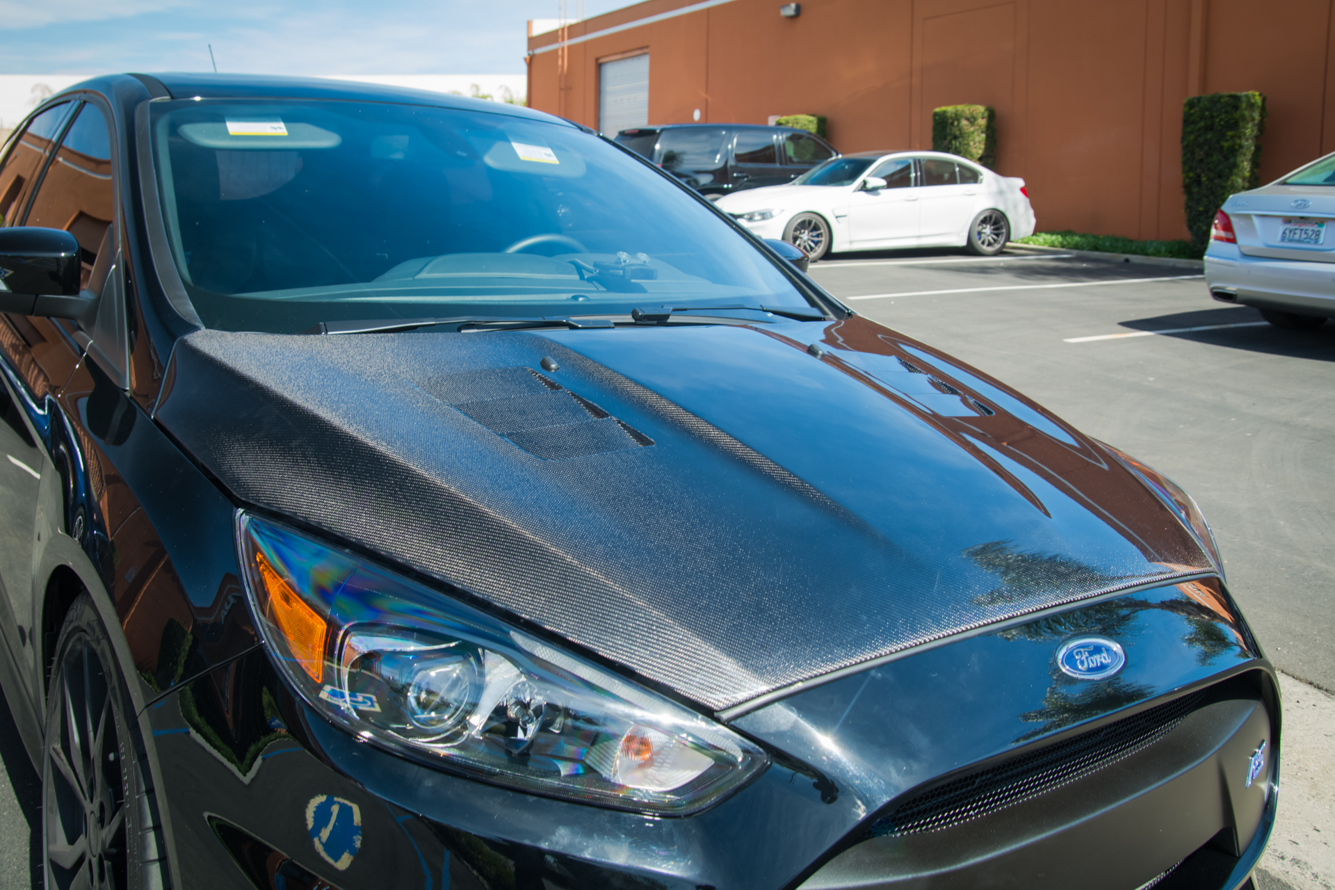 *Seibon TSStyle Carbon Fiber Hood for 20152016 Ford Focus ST/RS